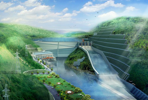 铅山老挝南塔河1号水电站项目